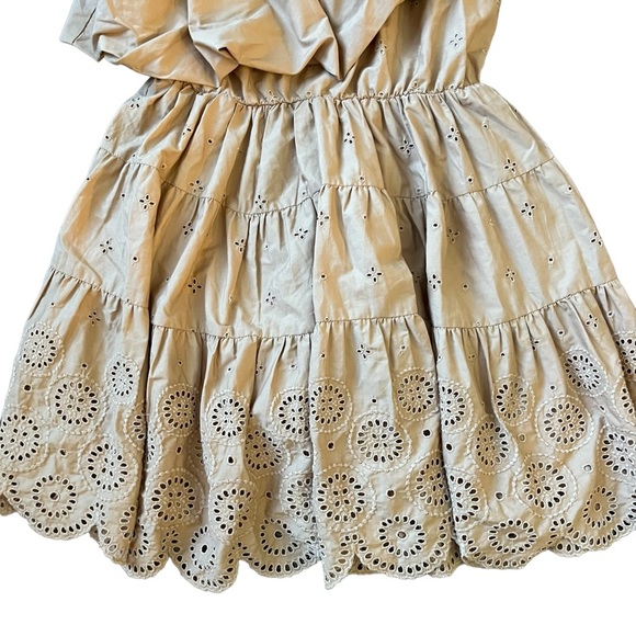 Abercrombie & Fitch Cream One Shoulder Dress - Picture 3 of 7